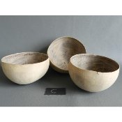 Bols repas calebasses en bois naturel