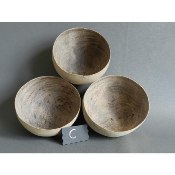 Bols repas calebasses en bois naturel