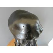 Sculpture Virile Nègre Tête réaliste masculine africaine contemporain, 33 cm 12.99"